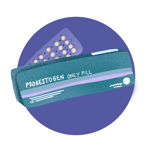 A blister pack of pills and a pill strip labeled